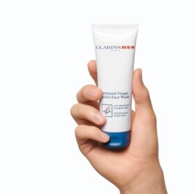 ClarinsMen Active Face Wash – Sanftes, reinigendes und schäumendes Gesichtswaschgel für Herren