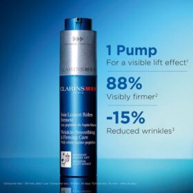 ClarinsMen Faltenglättende + straffende Anti-Aging-Feuchtigkeitscreme für das Gesicht
