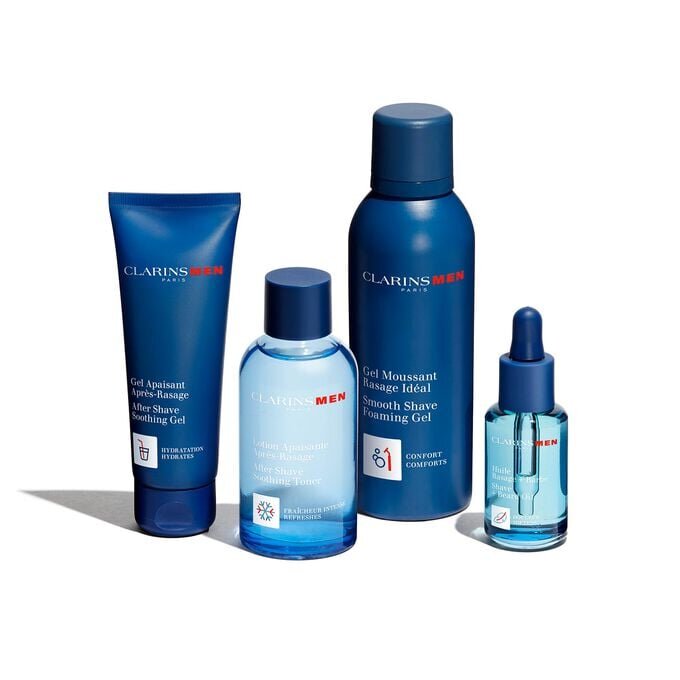 ClarinsMen Smooth Shave Foaming Gel – Feuchtigkeitsspendender Rasierschaum für Herren