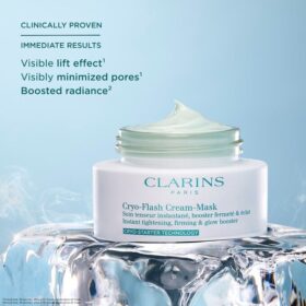 Cryo-Flash-Maske – porenverfeinernde + straffende Gel-Creme-Gesichtsmaske