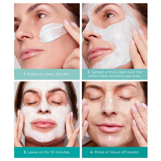 Cryo-Flash-Maske – porenverfeinernde + straffende Gel-Creme-Gesichtsmaske
