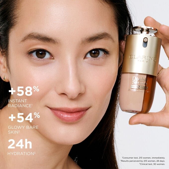 DOUBLE SERUM® Foundation: Strahlende Foundation mit Hautpflegevorteilen