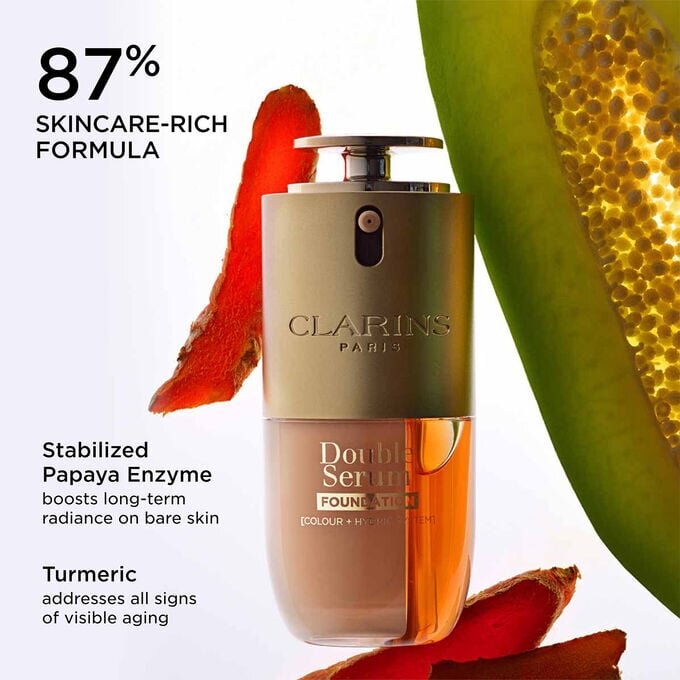 DOUBLE SERUM® Foundation: Strahlende Foundation mit Hautpflegevorteilen
