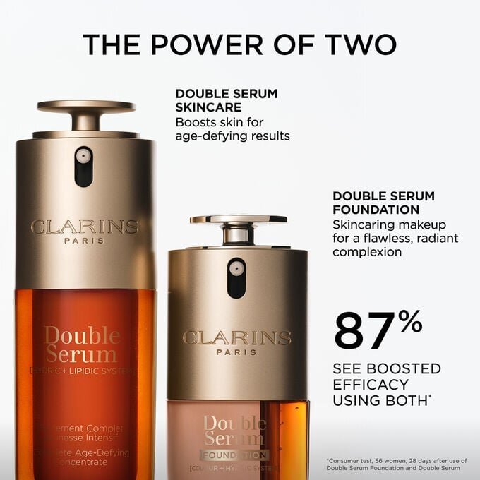 DOUBLE SERUM® Foundation: Strahlende Foundation mit Hautpflegevorteilen
