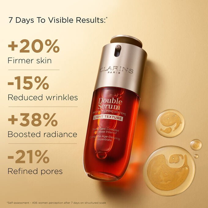 Double Serum® Light Texture – straffendes + glättendes Anti-Aging-Konzentrat