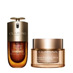 Double Serum Light & Extra-Firming Set mit LSF | 1 oz Double Serum & Extra-Firming Tagescreme LSF 15 | Anti-Aging-Serum & Feuchtigkeitscreme-Duo