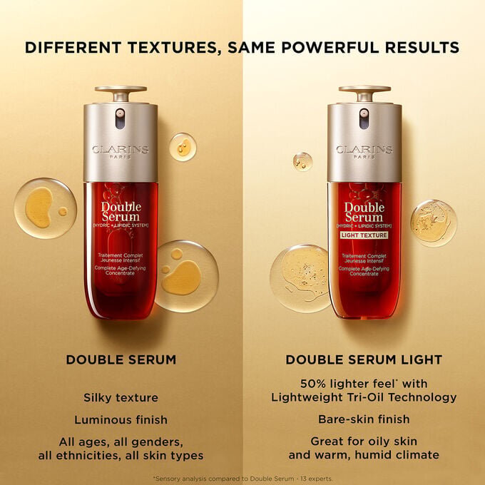 Double Serum® Light Texture – straffendes + glättendes Anti-Aging-Konzentrat