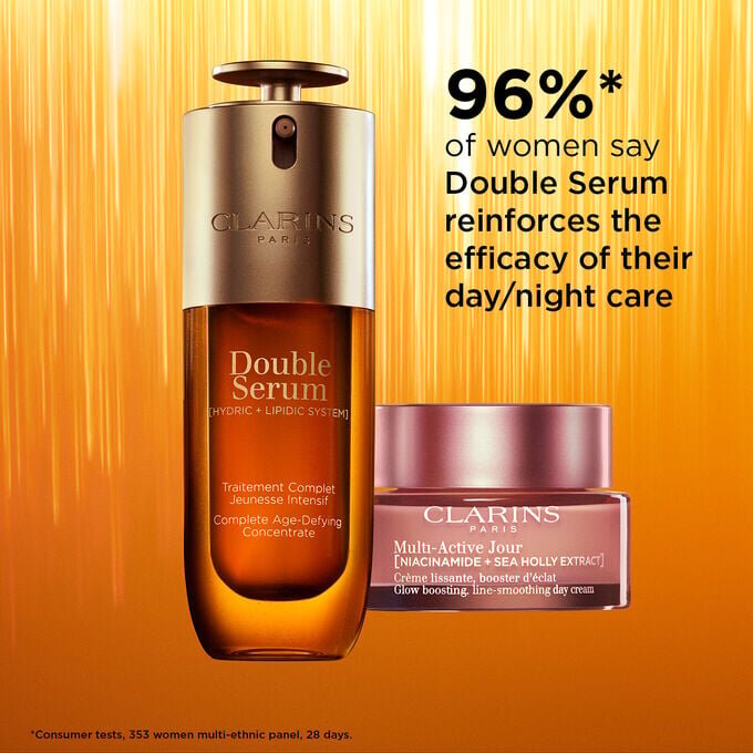 Double Serum & Multi-Active Set | 1,7 oz Double Serum & Multi-Active Tagescreme | Anti-Aging-Hautpflege-Routine