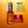 Double Serum & Super Restorative Set | 1,7 oz Double Serum & Super Restorative Tagescreme mit LSF | Anti-Aging-Superstar-Duo