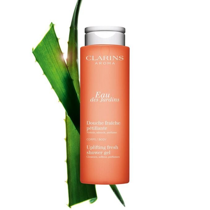 Eau des Jardins Uplifting Fresh Duschgel – Reinigendes Duschgel mit ätherischen Ölen für die Körperpflege