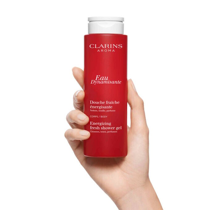 Eau Dynamisante Energizing Fresh Duschgel – schäumendes + reinigendes Aromatherapie-Duschgel für die Körperpflege