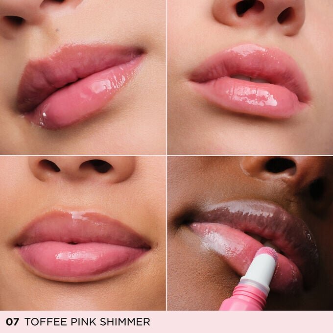 Lip Perfector Shimmer Bundle | Lipgloss-Set „Rose Shimmer“ & „Toffee Pink Shimmer“