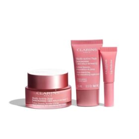 Multi-Active Starter-Set | Multi-Active Tages- + Nachtcreme + Lip Perfector | 3-teiliges Set für die Hautpflege mit strahlender Haut