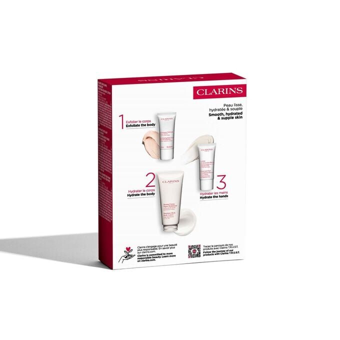 Perfektes Feuchtigkeits-Set | Mit feuchtigkeitsreicher Körperlotion + Körperpeeling | Für hydratisierte, glatte Haut