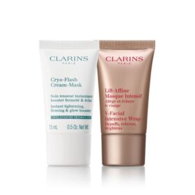 Prep + Recover Masken-Mini-Set | Mit Cryo-Flash-Maske + V-Intensive-Wrap-Maske | Preisgekrönte Gesichtsmasken