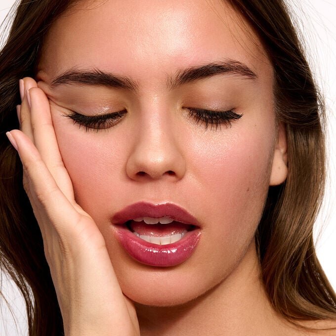 Schwarz + Weiß Lip Comfort Oil mit Schimmer