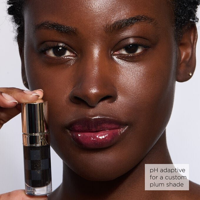 Schwarz + Weiß Lip Comfort Oil mit Schimmer