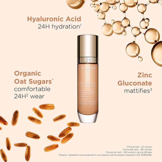 Skin Illusion Foundation mit voller Deckkraft