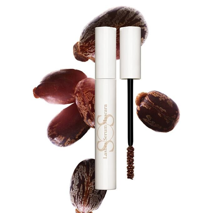 SOS Lashes Serum-Mascara mit Rizinusöl – Mascara für vollere Wimpern