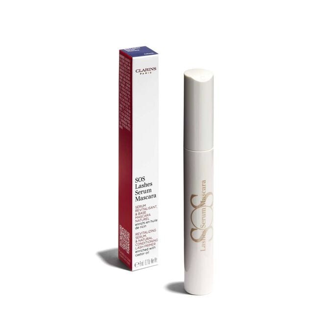 SOS Lashes Serum-Mascara mit Rizinusöl – Mascara für vollere Wimpern