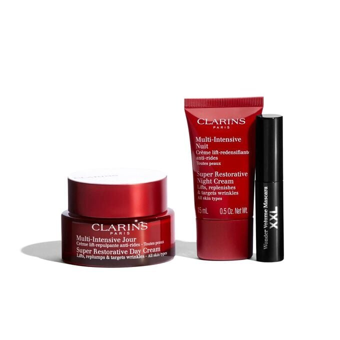 Super Restorative Starter-Set | Super Restorative Tages- + Nachtcreme + Mascara | Age-Defying Essentials-Set