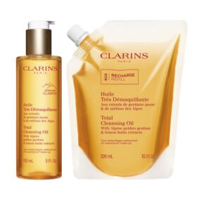 Total Cleansing Oil Nachfüllset | Originalgröße + Nachfüllpackung | Für gereinigte, make-upfreie Haut